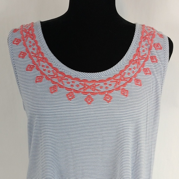 Soft Surroundings Striped Tunic Tank - Picture 4 of 11